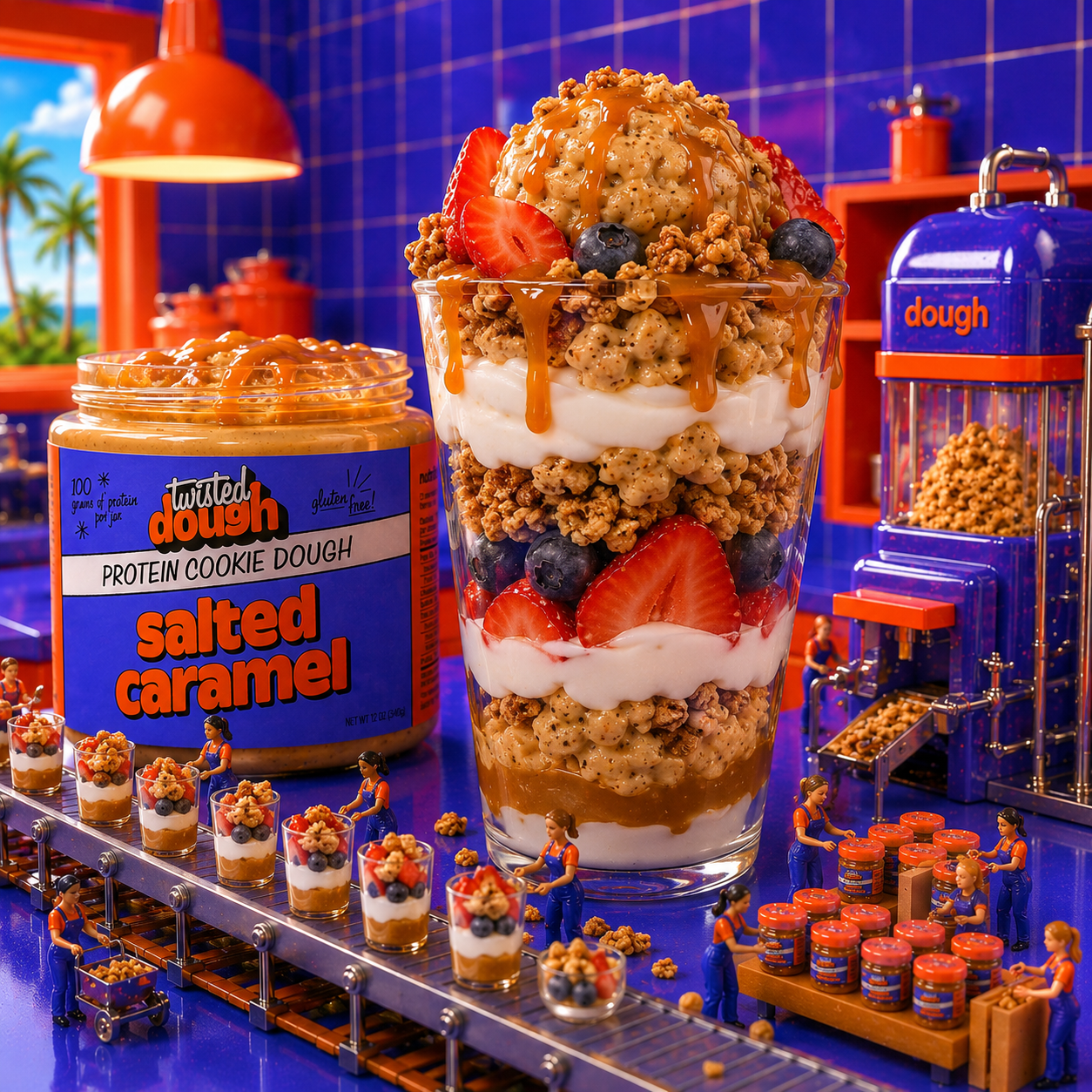 Twisted Dough Yogurt Protein Parfait