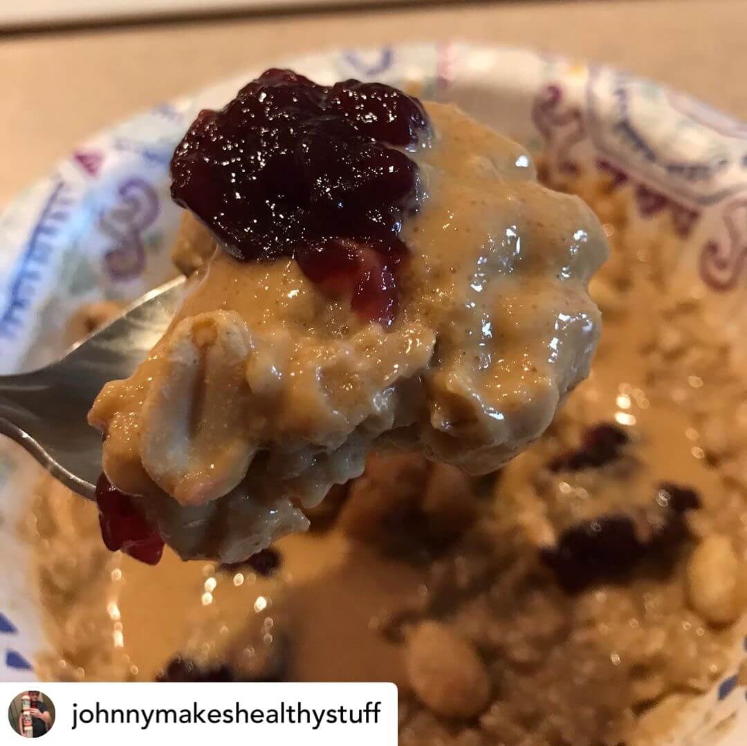 PB&J Protein Oatmeal