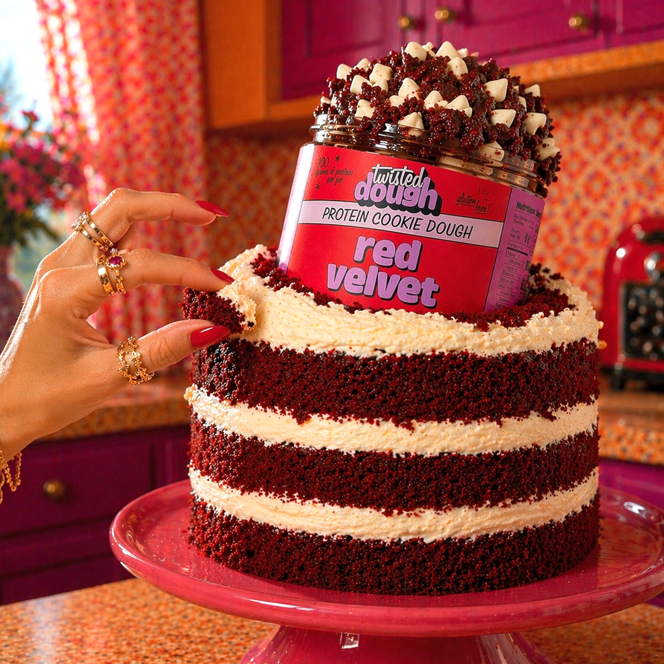 Twisted Dough Protein Mug Cake