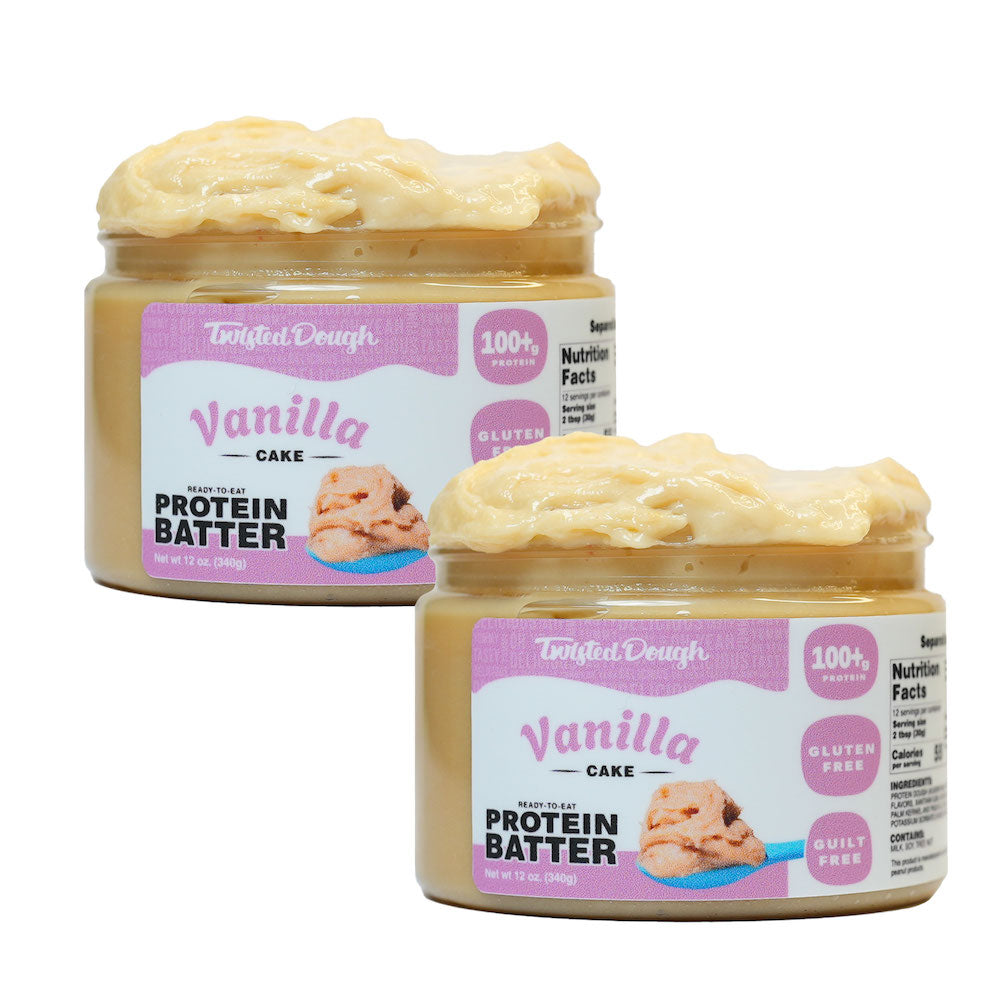 2 Pack-Vanilla Cake Protein Cookie Dough