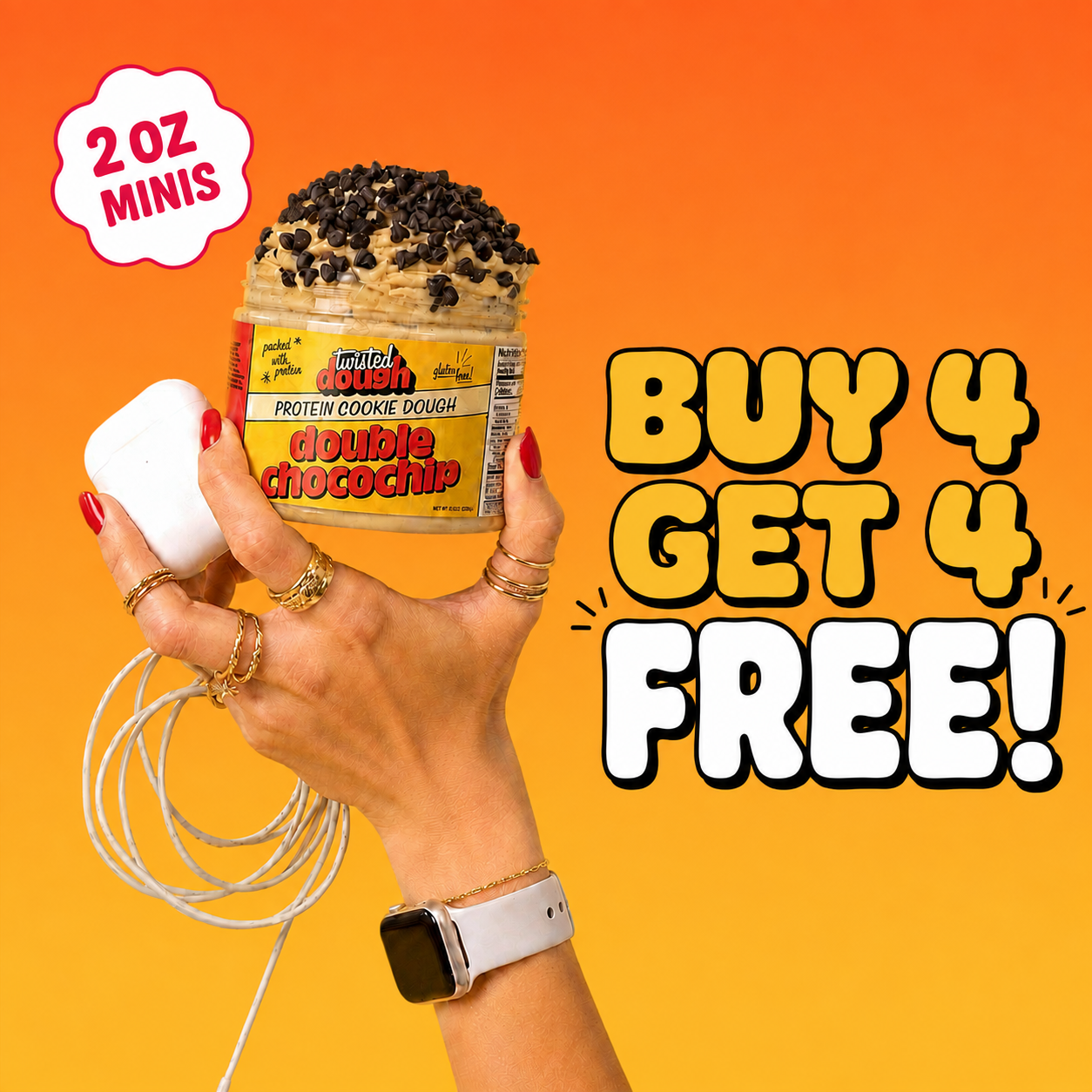 4pk mini 2oz jars BOGO (Get 8 total)