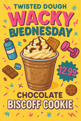 WACKY WEDNESDAY (CHOCOLATE BISCOFF)- NO LABEL- LIMITED DAY EDITION