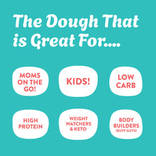 Load image into Gallery viewer, 2 Pack-Salted Caramel Protein Cookie Dough - Twisted Dough