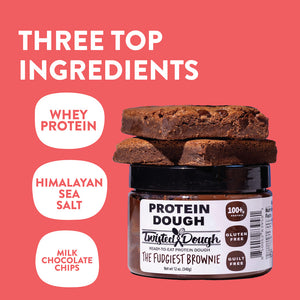 The Fudgiest Brownie Protein Dough