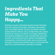 Load image into Gallery viewer, 2 Pack-Oatmeal Craisin Chip Protein Cookie Dough - Twisted Dough