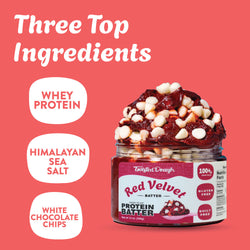 2 Pack-Red Velvet Protein Cookie Dough - Twisted Dough